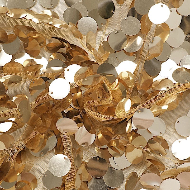 Payette Sequin Fitted Round Top Wedding Arch Backdrop Stand Cover