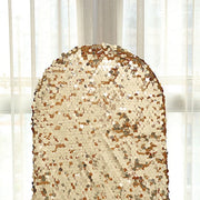 Payette Sequin Fitted Round Top Wedding Arch Backdrop Stand Cover