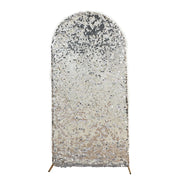 Payette Sequin Fitted Round Top Wedding Arch Backdrop Stand Cover