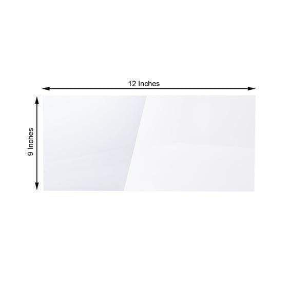 Plexiglass Sheets Rectangular Acrylic Sign Boards