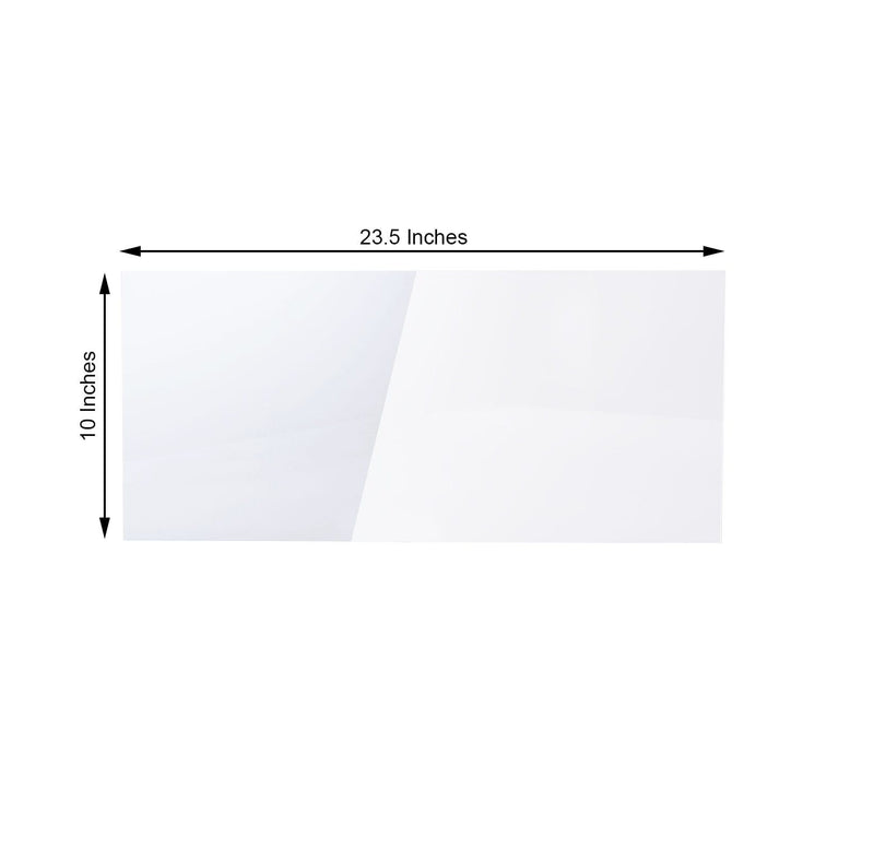 Plexiglass Sheets Rectangular Acrylic Sign Boards