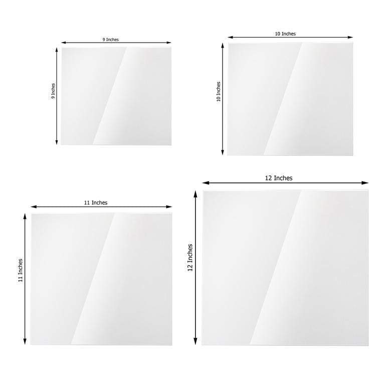 Plexiglass Sheets Rectangular Acrylic Sign Boards