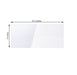 Plexiglass Sheets Rectangular Acrylic Sign Boards IRON_STND01_B2_16_CLR