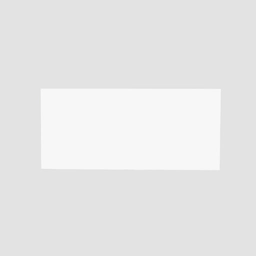 Plexiglass Sheets Rectangular Acrylic Sign Boards IRON_STND01_B2_24_WHT