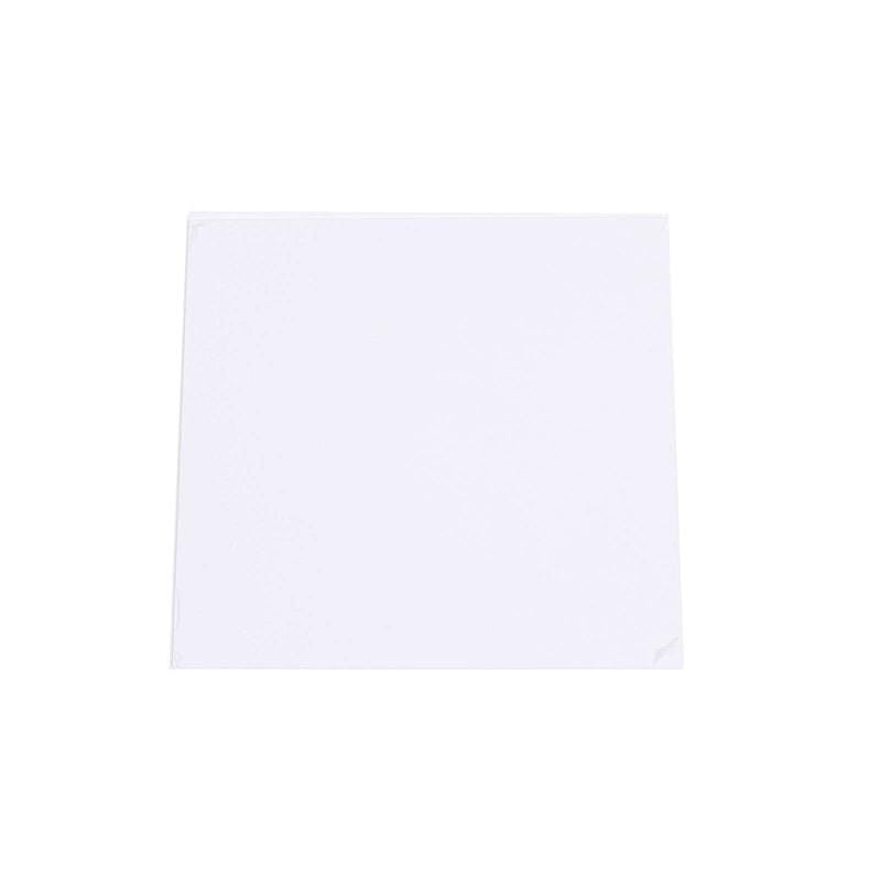 Plexiglass Sheets Square Acrylic Sign Boards IRON_STND01_B1_24_WHT