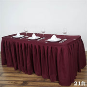 Polyester Banquet Table Skirt