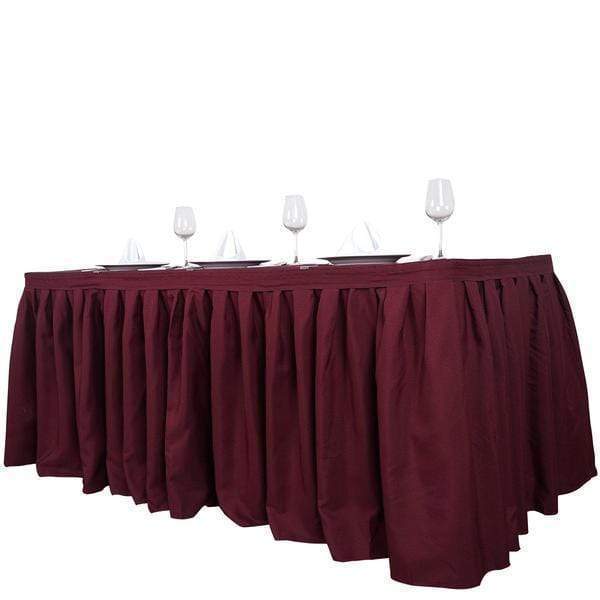 Polyester Banquet Table Skirt
