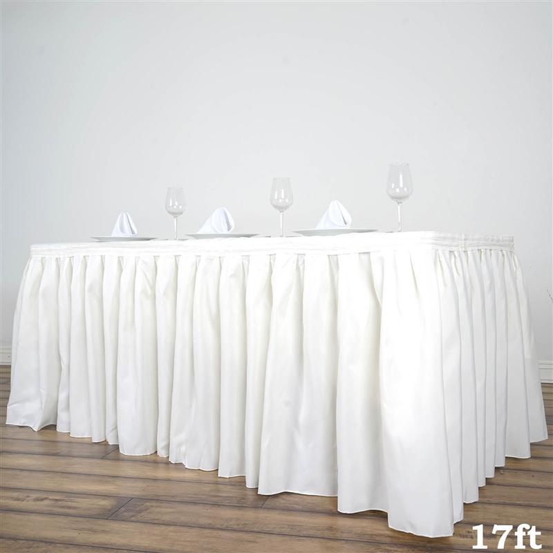 Polyester Banquet Table Skirt