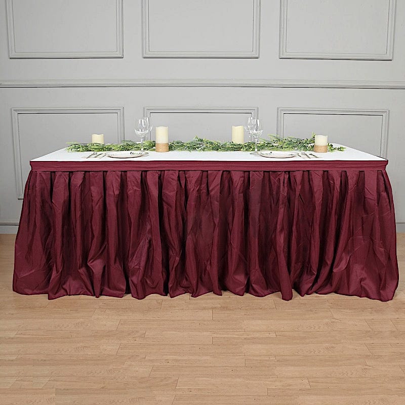 Polyester Banquet Table Skirt