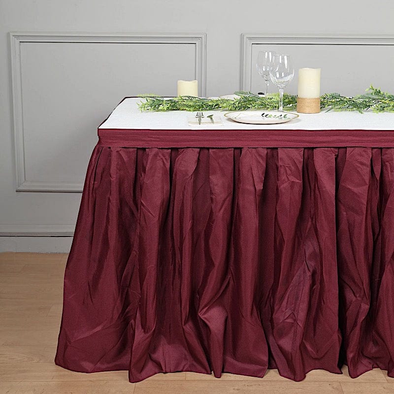 Polyester Banquet Table Skirt