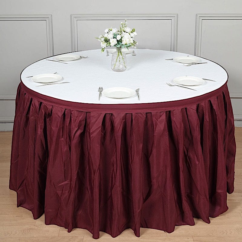 Polyester Banquet Table Skirt