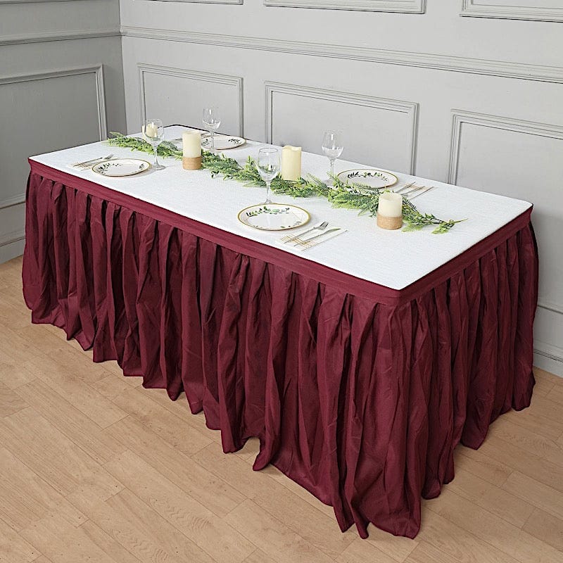 Polyester Banquet Table Skirt
