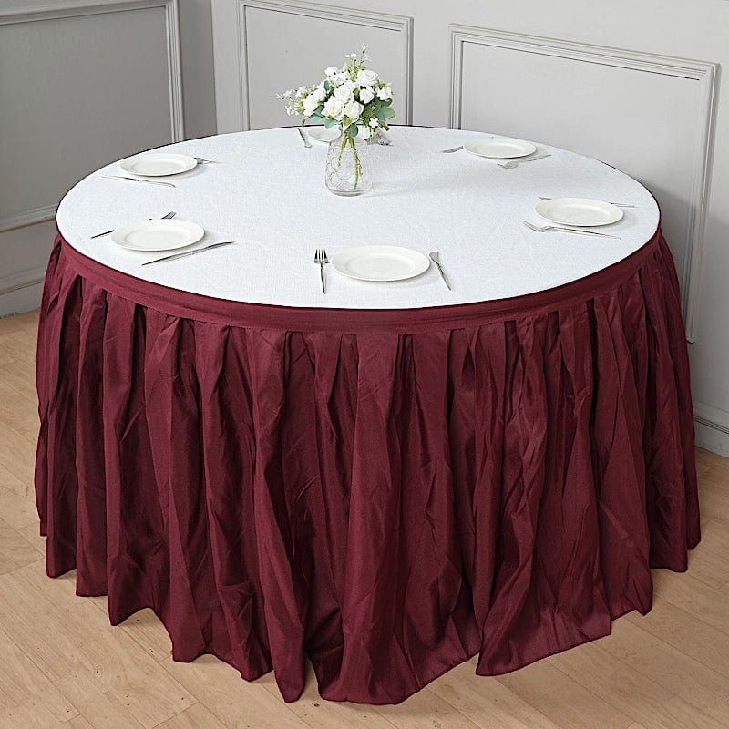 Polyester Banquet Table Skirt