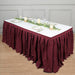 Polyester Banquet Table Skirt SKT_POLY_BURG_14