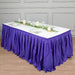 Polyester Banquet Table Skirt SKT_POLY_PURP_17