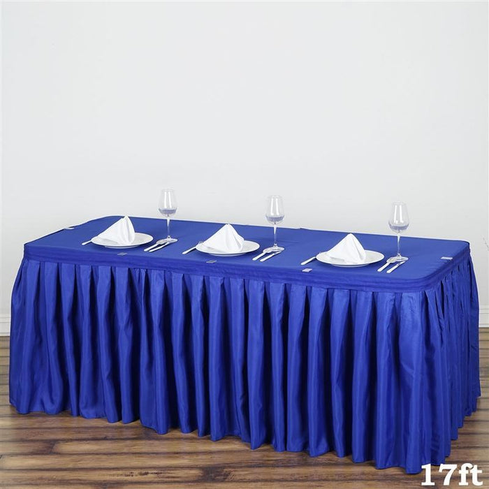 Polyester Banquet Table Skirt SKT_POLY_ROY_17