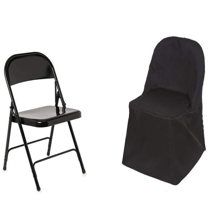 Polyester Folding Chair Cover Wedding Decorations