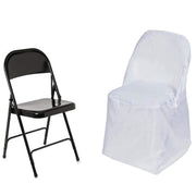 Polyester Folding Chair Cover Wedding Decorations