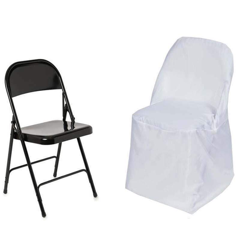 Polyester Folding Chair Cover Wedding Decorations