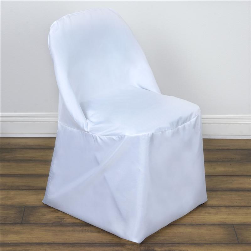 Polyester Folding Chair Cover Wedding Decorations