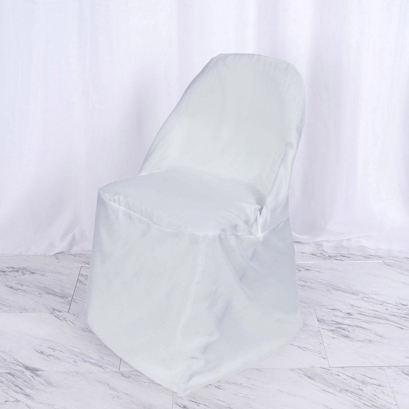 Polyester Folding Chair Cover Wedding Decorations