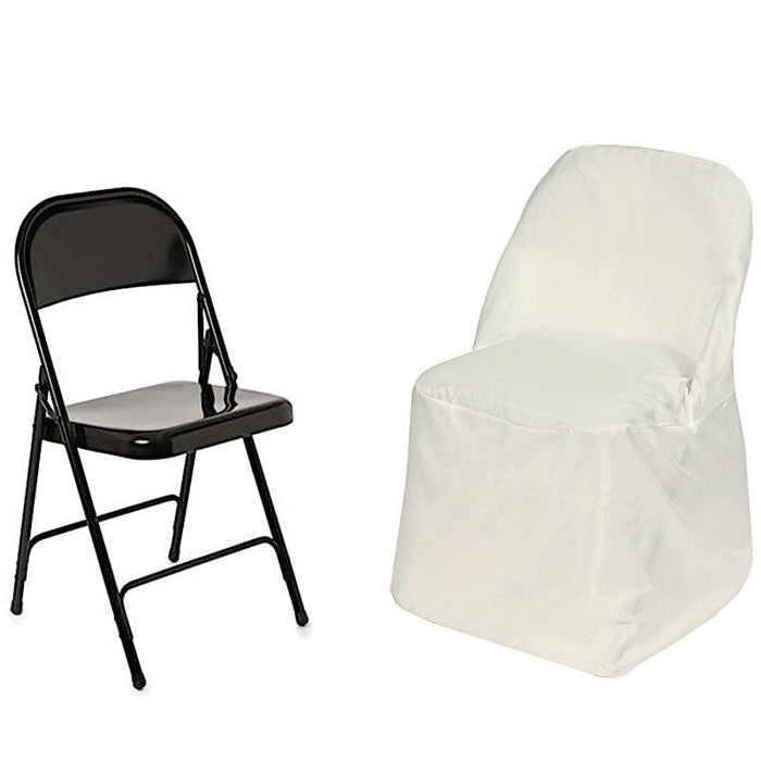 Polyester Folding Chair Cover Wedding Decorations