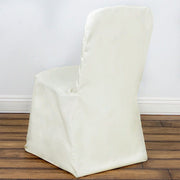 Polyester Square Back Chivari Banquet Chair Cover