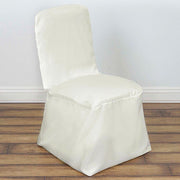 Polyester Square Back Chivari Banquet Chair Cover