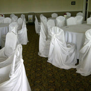 Polyester Universal Chair Cover - White CHAIR_UNIV_POLY_WHT