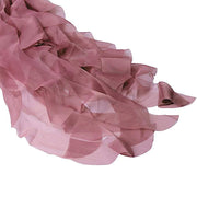 Premium Chair Cover with Curly Chiffon Ruffled Sashes
