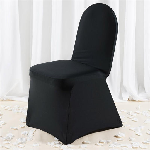 Premium Spandex Banquet Chair Cover Wedding Decorations CHAIRP_SPX_BLK