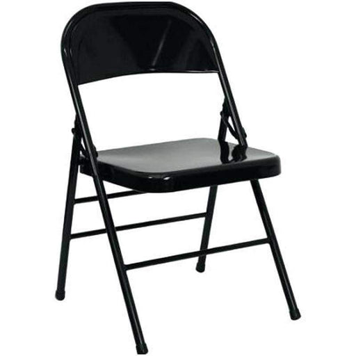  TABLECLOTHSFACTORY Black Lifetime Folding Chair Cover-Pack of 5  : Home & Kitchen