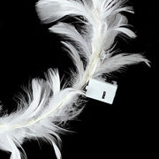 Real Feathers Adjustable Light Up LED Cake Topper - Warm White CAKE_TOP_011_WHT