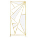 Rectangular Geometric Metal Wedding Arch Backdrop Stand - Gold BKDP_STND_13_L_GOLD