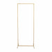 Rectangular Metal Floral Display Frame Wedding Arch Backdrop Stand - Gold IRON_STND05A_L_GOLD