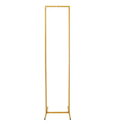 Rectangular Metal Floral Display Frame Wedding Backdrop Stand - Gold IRON_STND05_L_GOLD