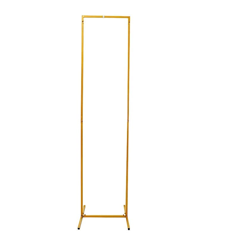 Rectangular Metal Floral Display Frame Wedding Backdrop Stand - Gold IRON_STND05_M_GOLD