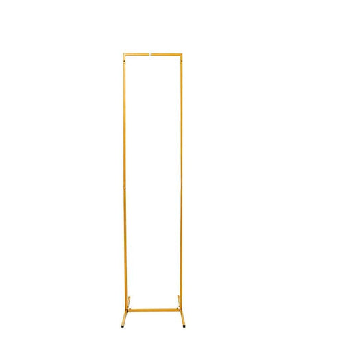 Rectangular Metal Floral Display Frame Wedding Backdrop Stand - Gold IRON_STND05_S_GOLD