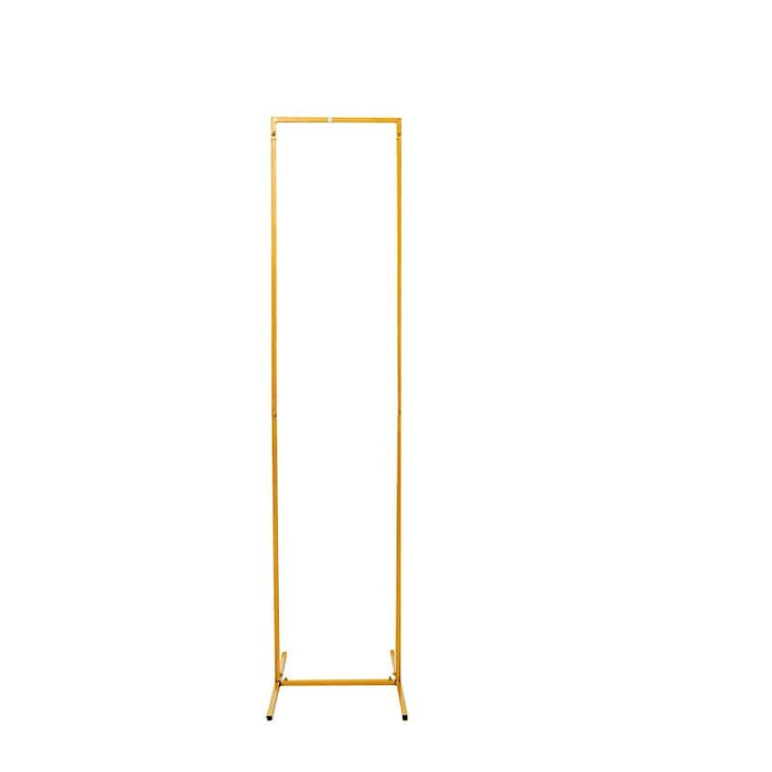 Rectangular Metal Floral Display Frame Wedding Backdrop Stand - Gold IRON_STND05_S_GOLD