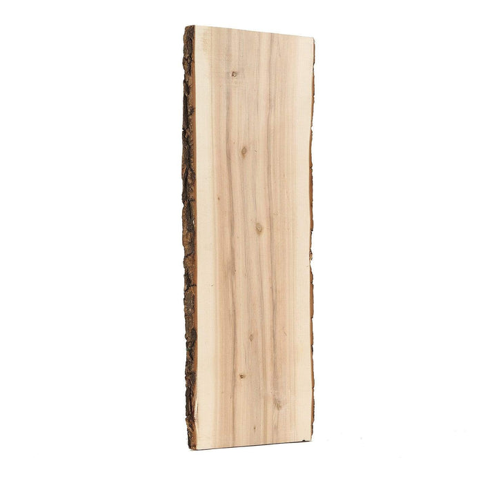 Rectangular Poplar Wood Slice Wedding Centerpiece - Natural WOD_SLCREC001_23x10