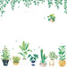 Removable PVC Wall Stickers WLL_STK_PLNT_003