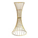 Reversible Trumpet Metal Flower Stand Pedestal Centerpiece - Gold IRON_STND07_24_GOLD
