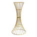 Reversible Trumpet Metal Flower Stand Pedestal Centerpiece - Gold IRON_STND07_36_GOLD