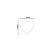 Rhinestones Heart Pin Buckle Chair Decorations SASH_PIN_003