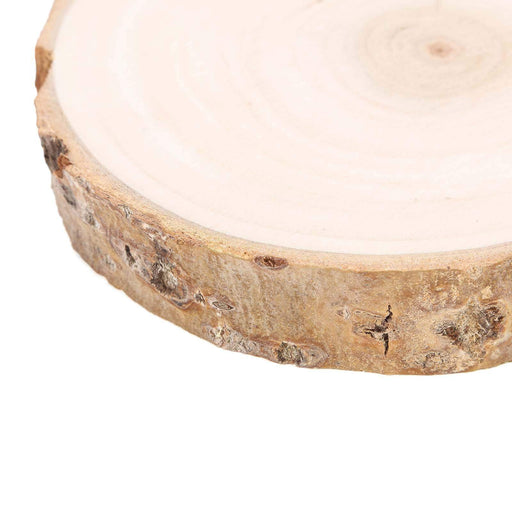 Round Poplar Wood Slices Wedding Centerpieces - Natural