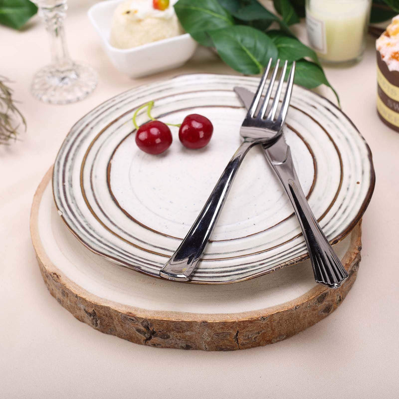 Round Poplar Wood Slices Wedding Centerpieces - Natural