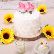 Round Poplar Wood Slices Wedding Centerpieces - Natural