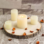 Round Poplar Wood Slices Wedding Centerpieces - Natural