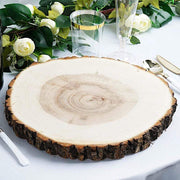 Round Poplar Wood Slices Wedding Centerpieces - Natural