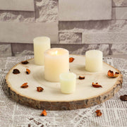 Round Poplar Wood Slices Wedding Centerpieces - Natural